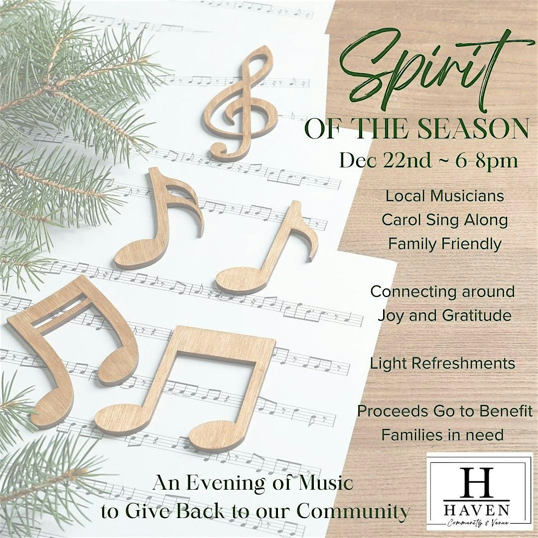 Spirit of the Season: An Evening of Music and Giving