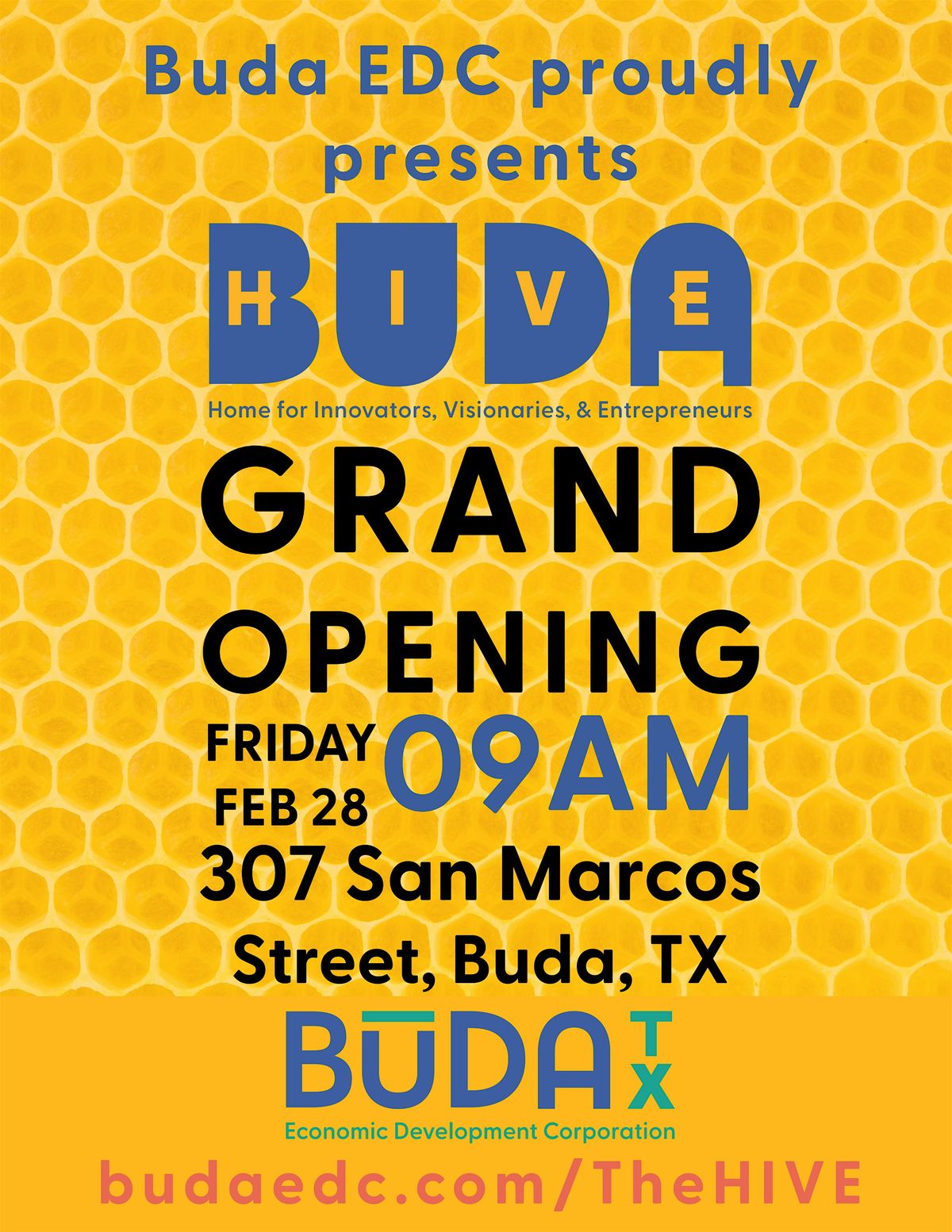 Buda EDC HIVE Grand Opening