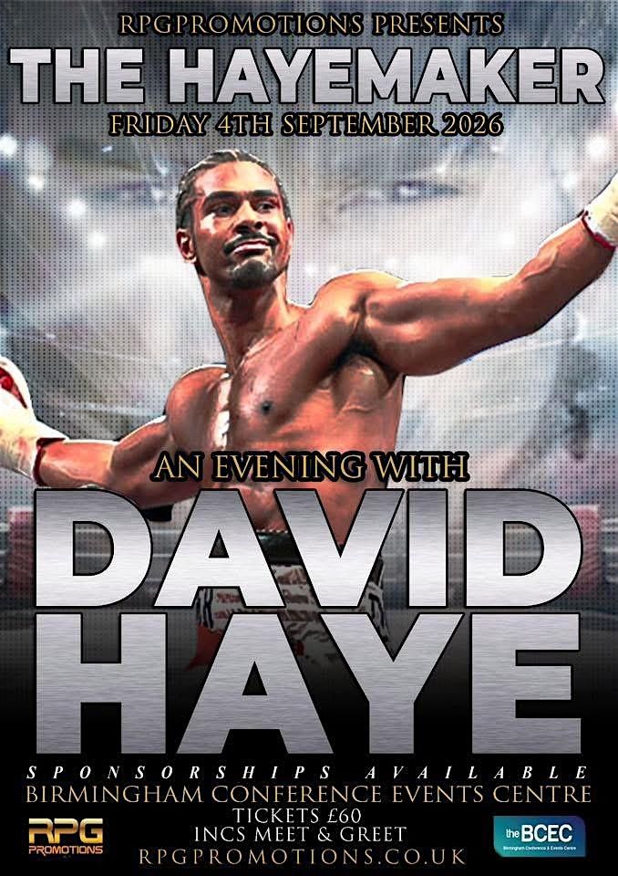 Evening with David Haye
