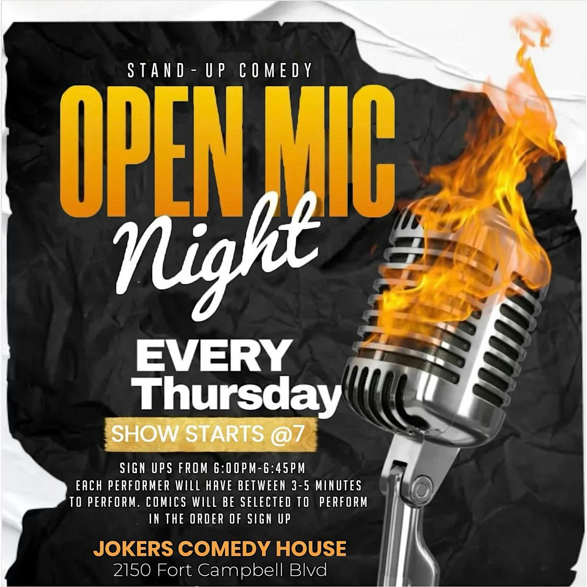 Open Mic Nights