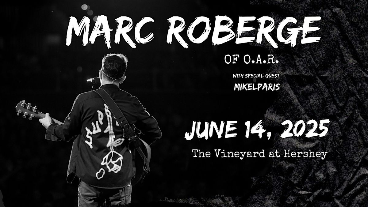 Marc Roberge of O.A.R.: A night of songs and storytelling