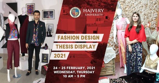 FASHION DESIGN THESIS DISPLAY 2021