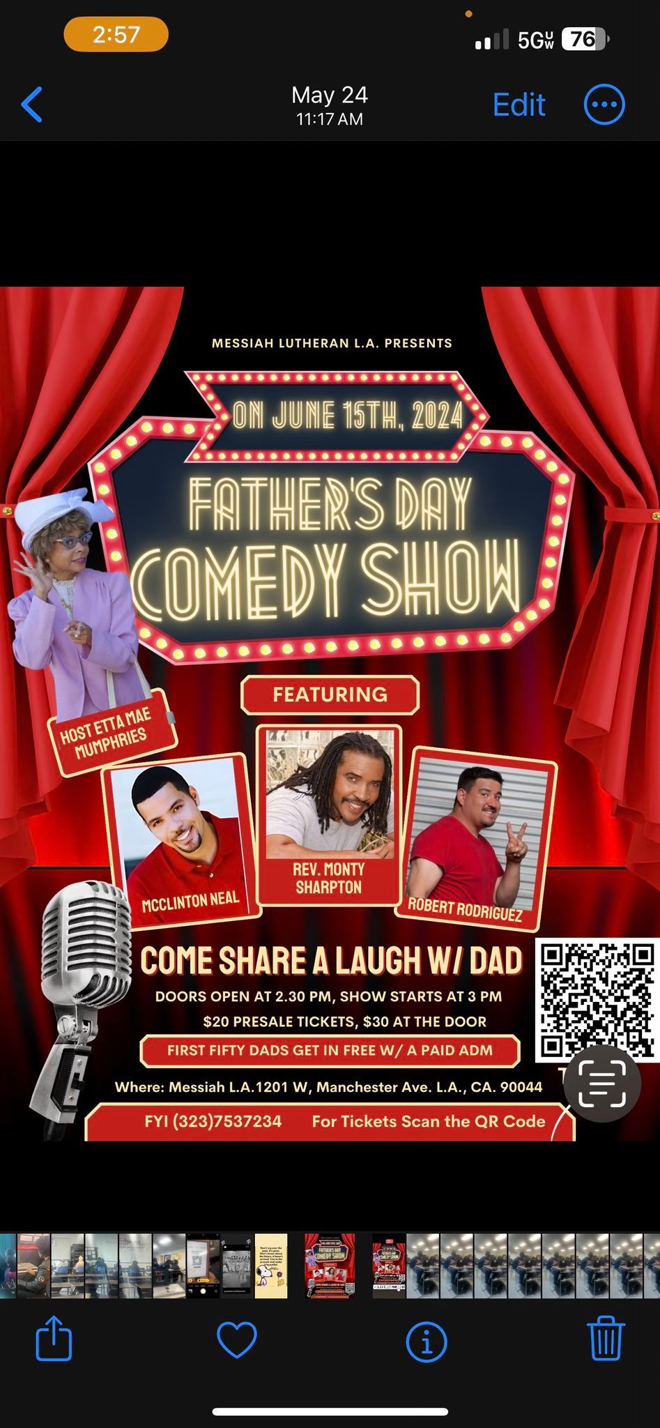 Father\u2019s Day Comedy Show