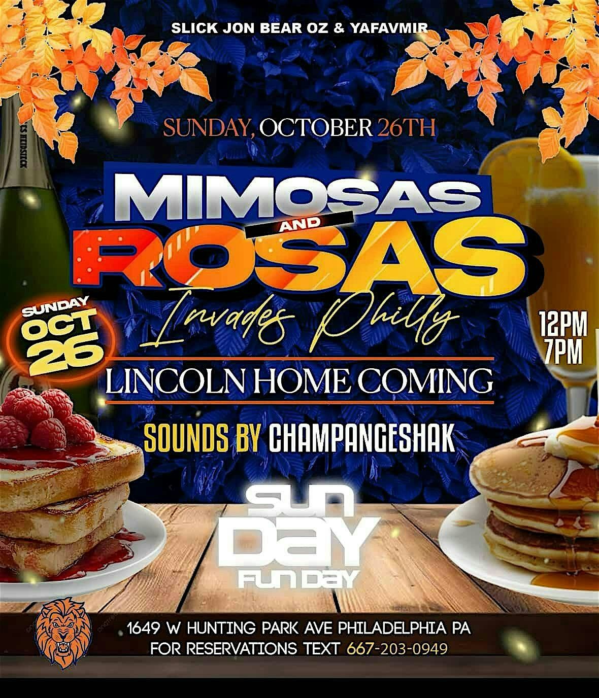 LU HOMECOMING BRUNCH - Mimosas&Rosas