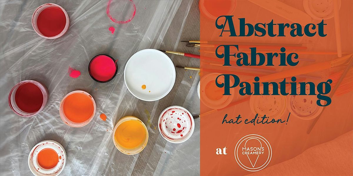 Abstract Fabric Painting: Hats