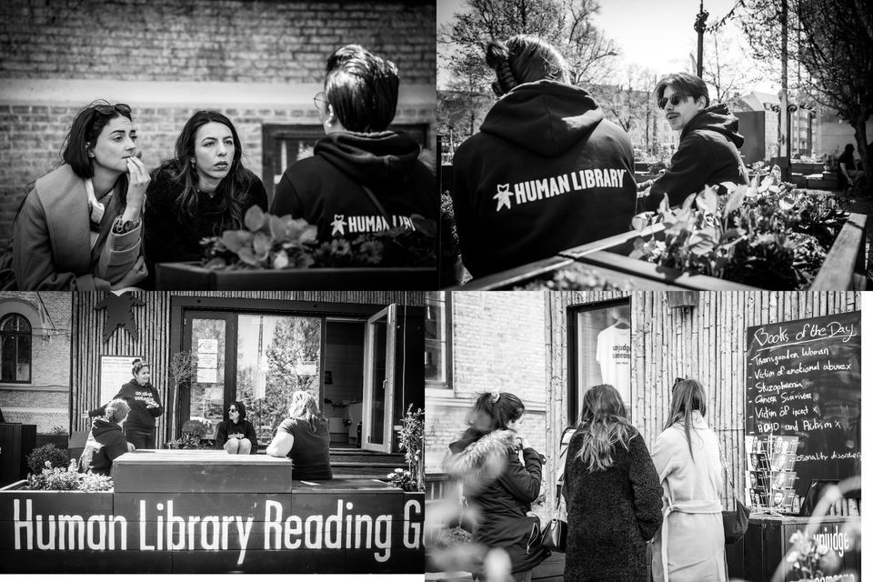 Grand opening Human Library Reading Garden in Copenhagen