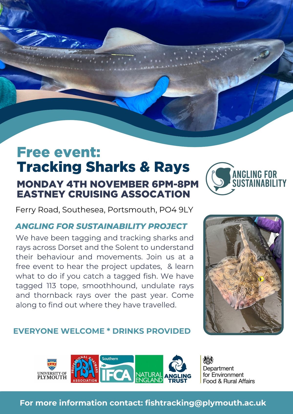 Angling For Sustainability      Sharks and Rays