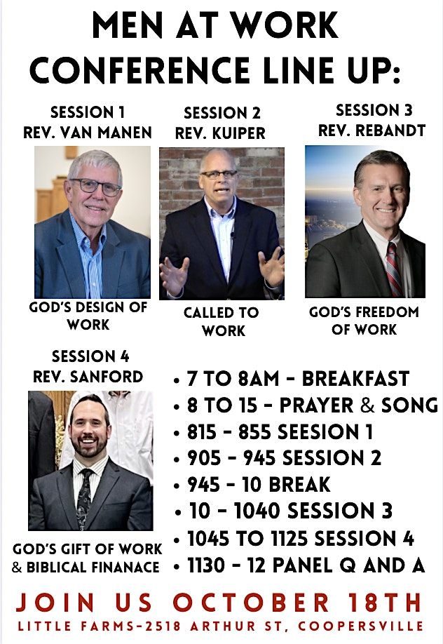 Grace Legacy Builders and Little Farms Conference: Men At Work