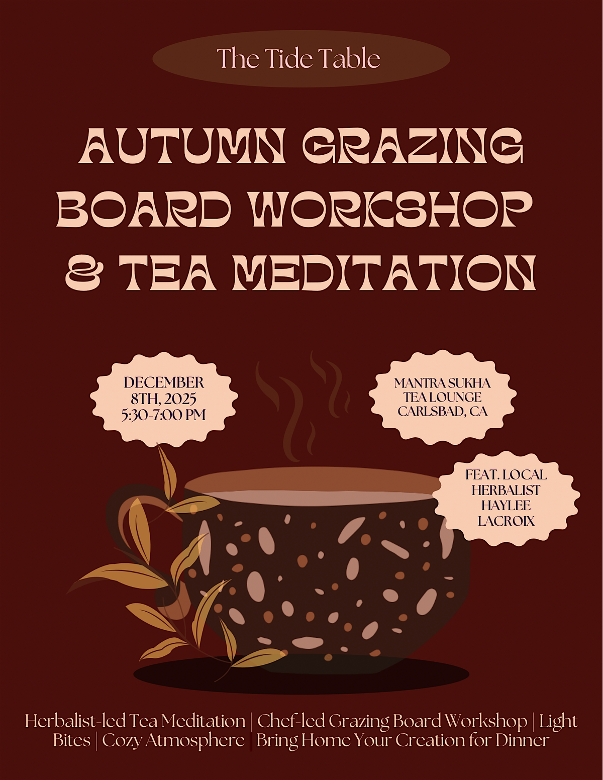 Autumn Grazing Board Workshop & Tea Meditation