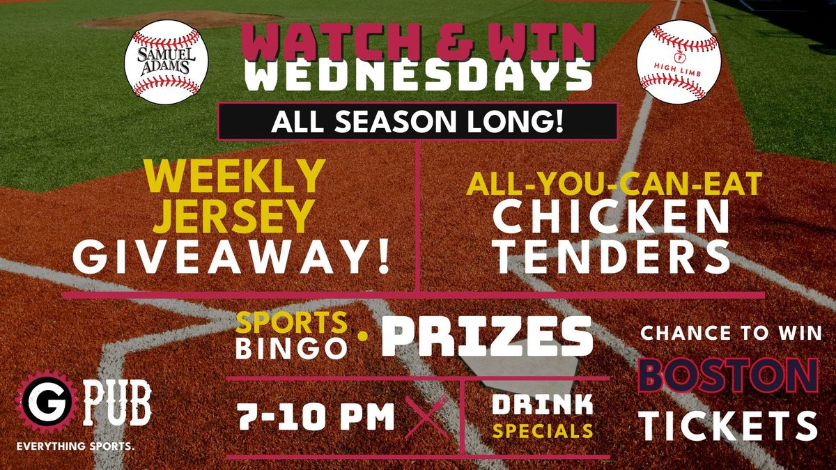 Watch & Win Wednesdays + AYCE Chicken Tenders