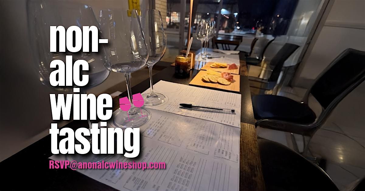 Guided Non-Alc Wine Tasting @ANonAlcWineShop