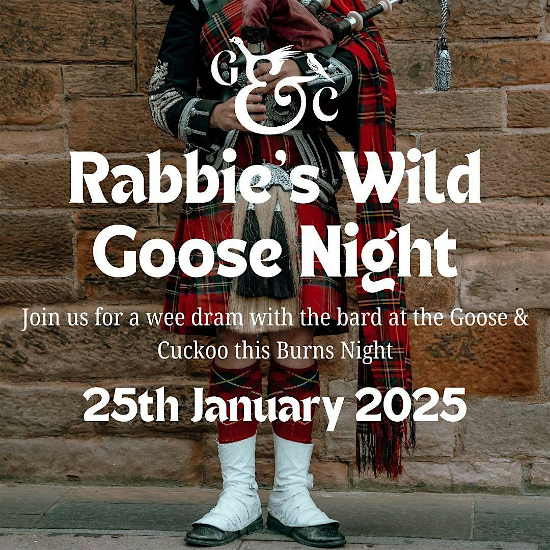 Burns Night at the Goose & Cuckoo Inn