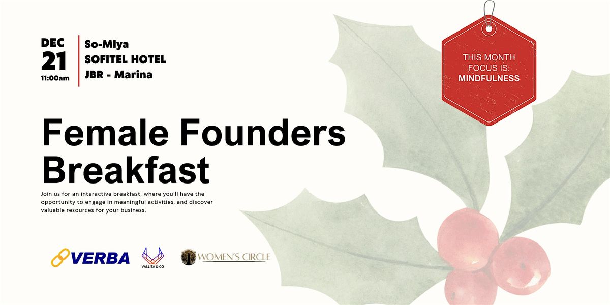 Female Founders Breakfast