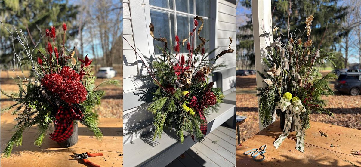 Make-Your-Own Holiday Decoration at the Sparta Quaker Meeting House.