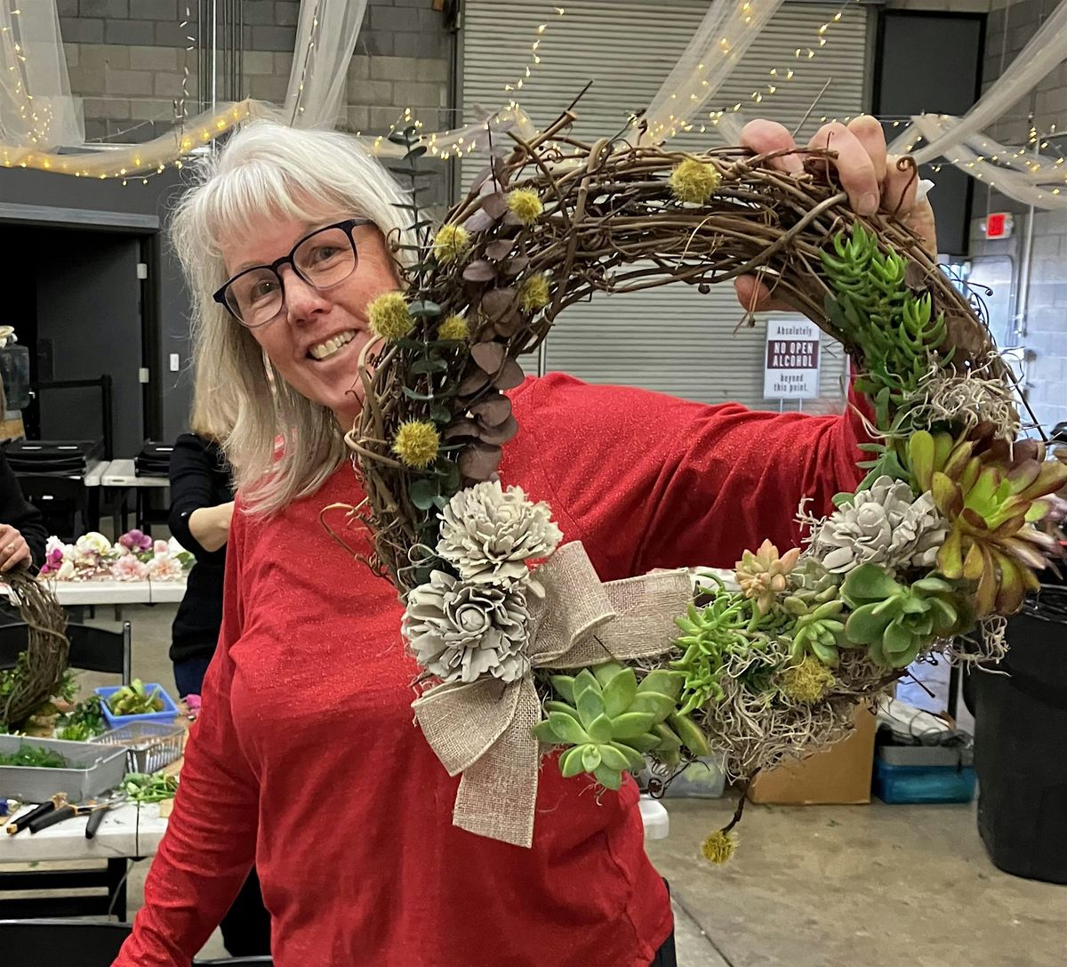 Succulent Wreath workshop