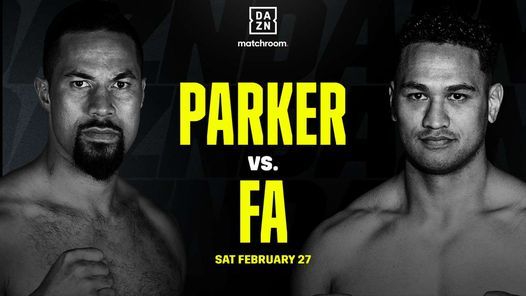 Joseph Parker Vs Junior Fa Auckland Newzealand Serangoon 27 February 2021