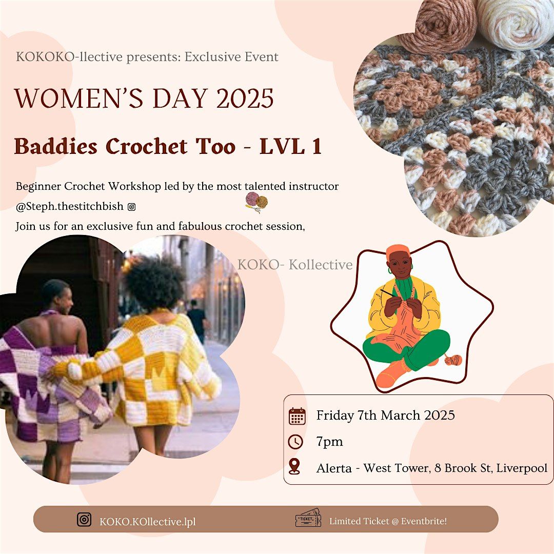 WOMEN\u2019S DAY - BADDIES CROCHET TOO