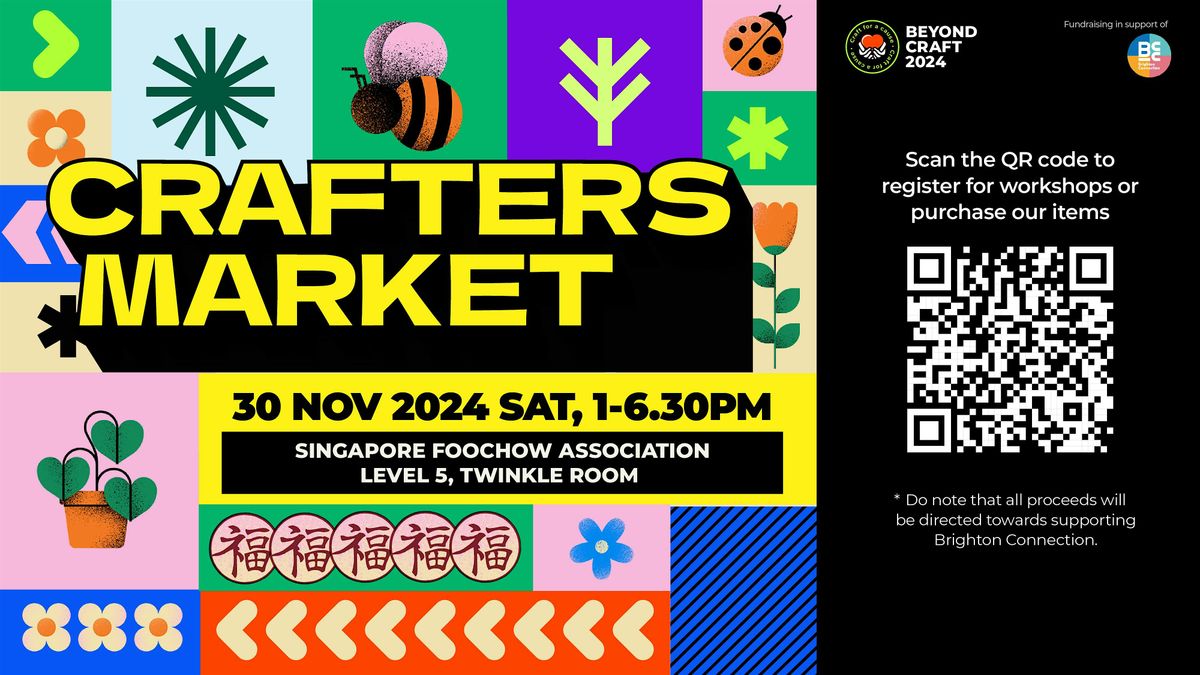 Beyond Craft: A Fundraising Crafters Market for Brighton Connection