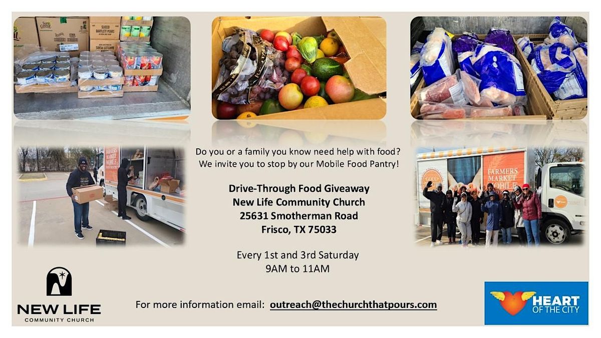 Drive-Thru Mobile Food Pantry - Frisco TX