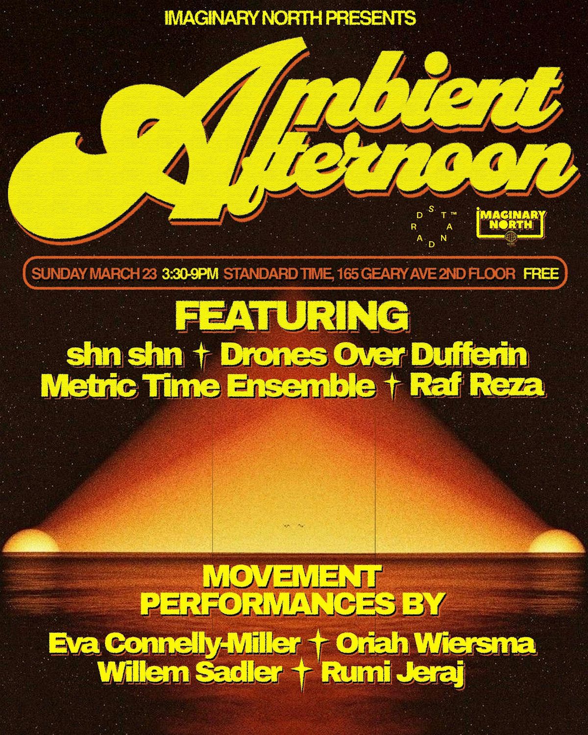 Ambient Afternoon - shn shn, Drones Over Dufferin, Metric Time Ensemble, RR