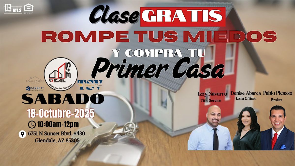Rompe tus MIEDOS y COMPRA tu primer CASA