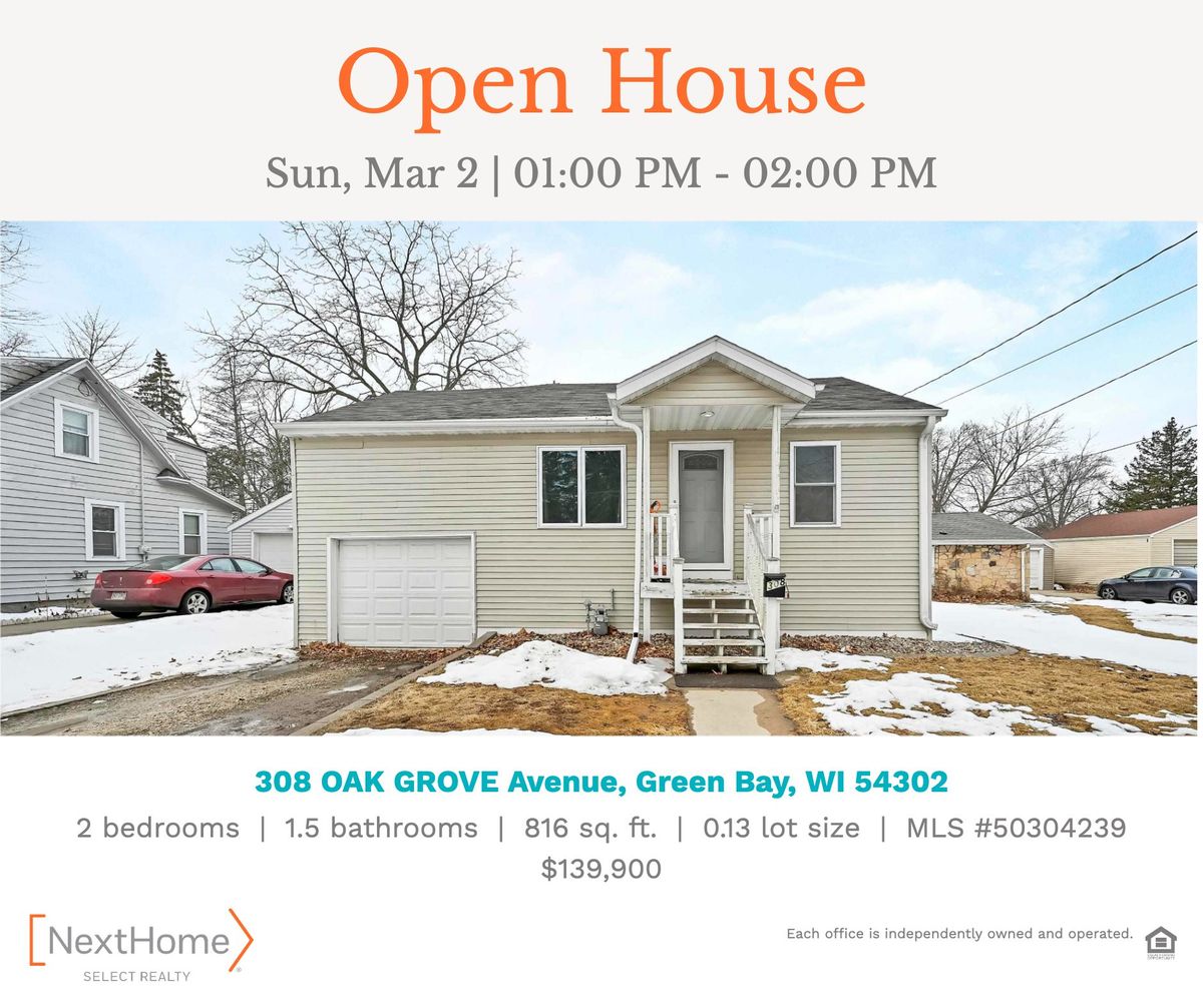 Open House in Green Bay!