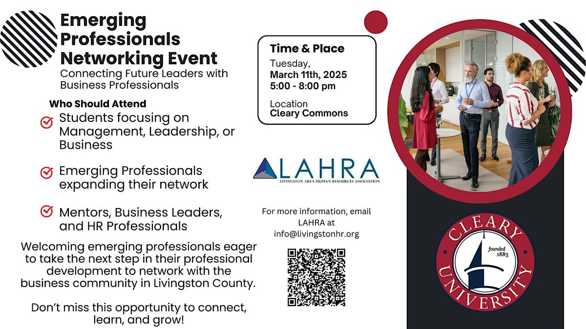 Emerging Professionals Networking Event: Connecting Future Leaders