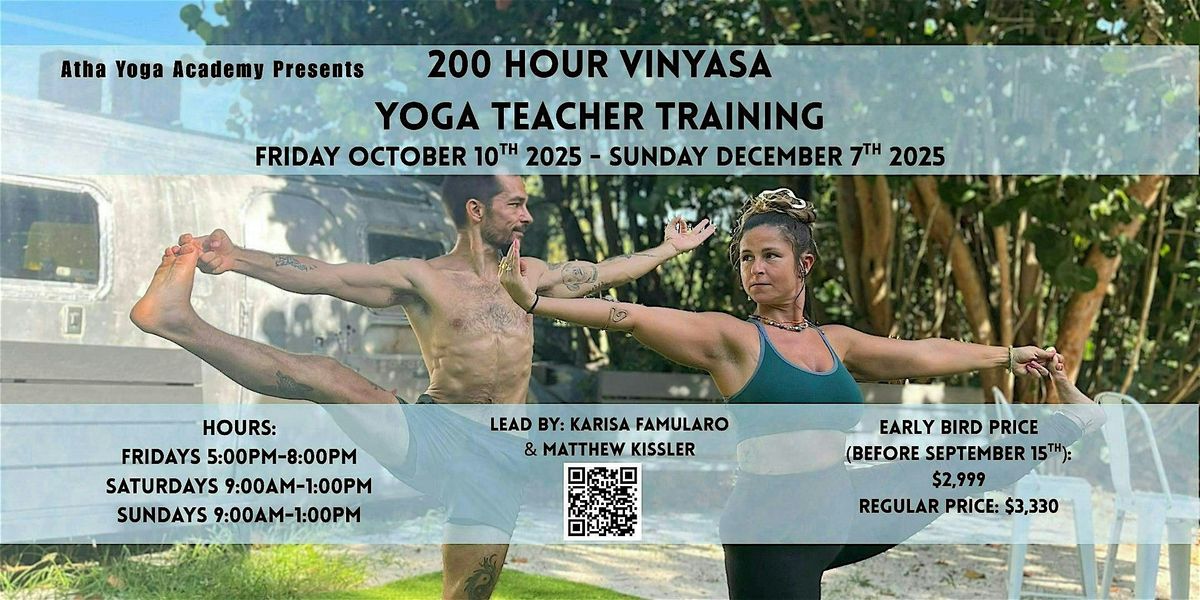 200 Hour Vinyasa Yoga Teacher Training