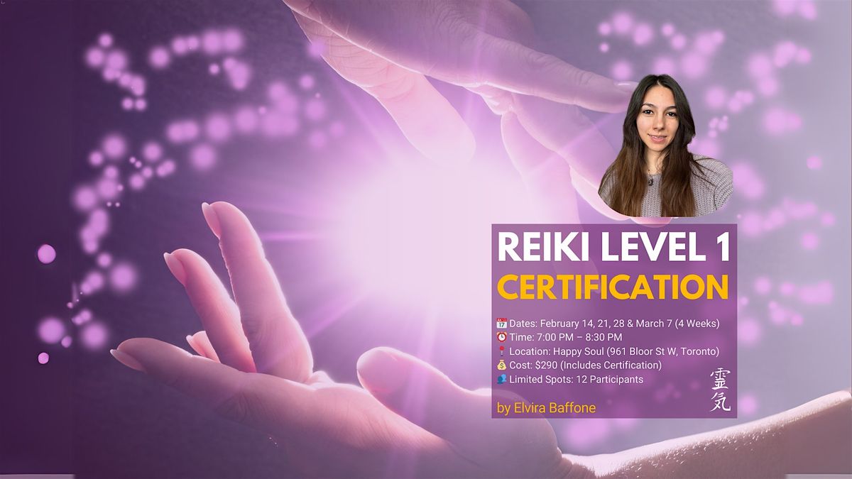 Reiki Level 1 Certification (4-Week Course)