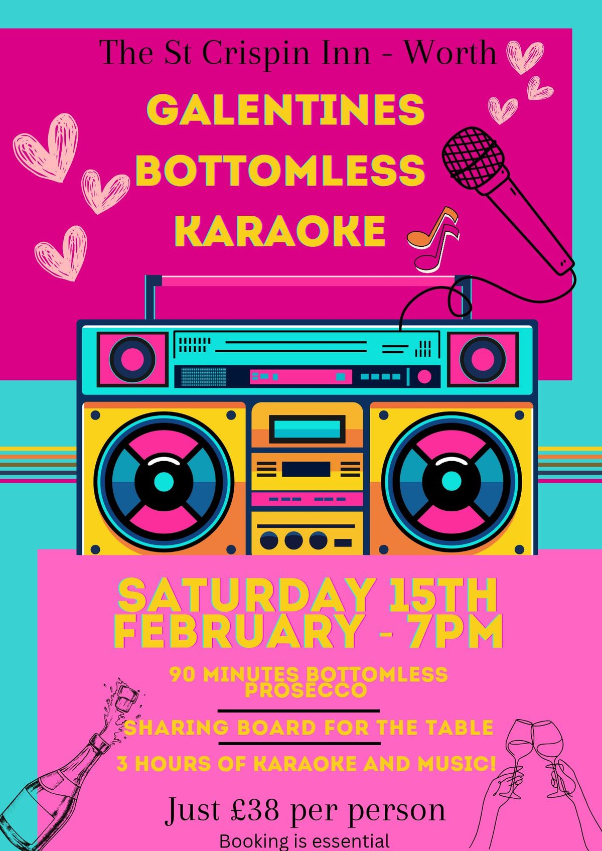 Galentines Bottomless Karaoke 