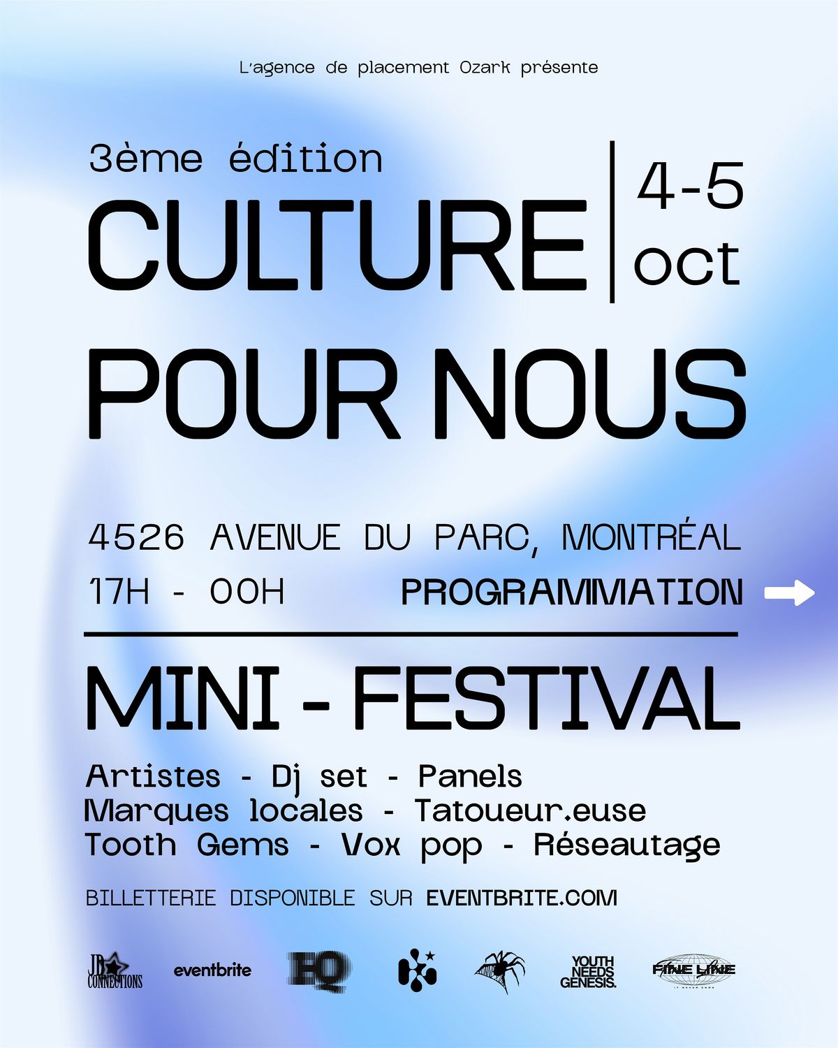 Culture, pour nous - 3\u00e8me \u00e9dition