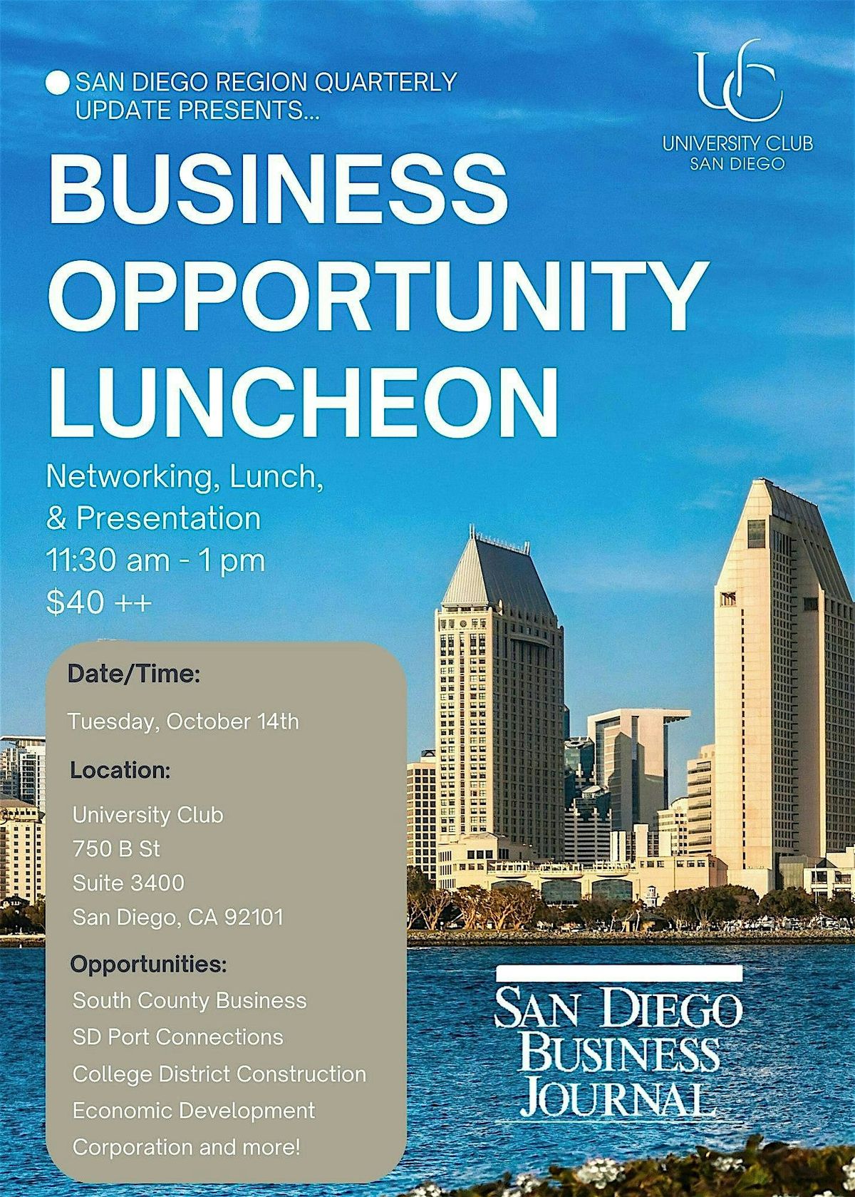 Business Opportunity Luncheon