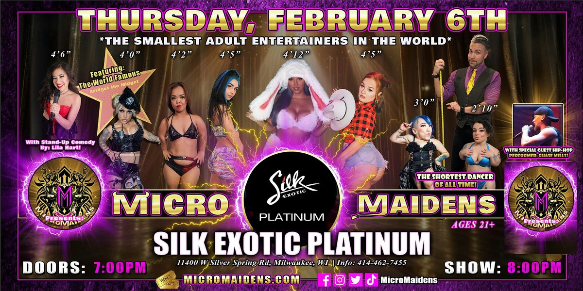 Micro Maidens Dwarf Dancers at Silk Exotic Platinum