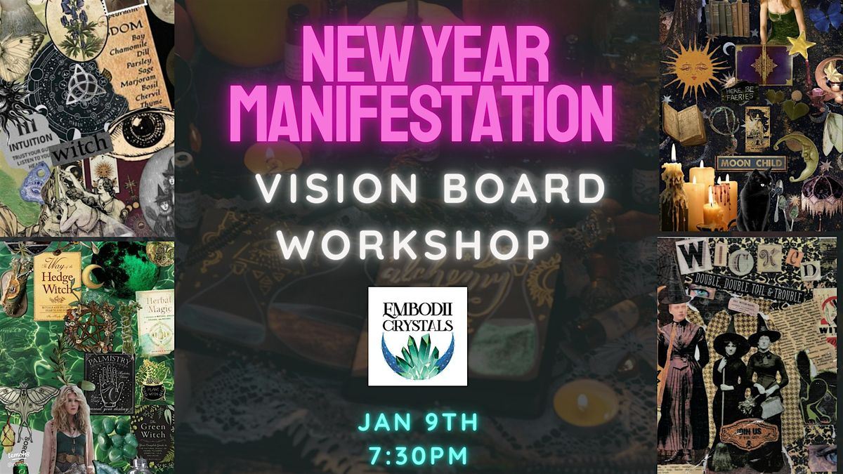 New Year Manifestation Vision Board Workshop