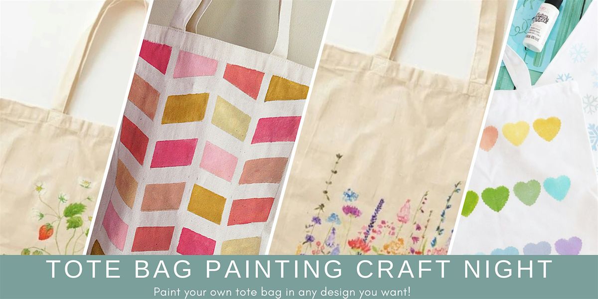 Tote Bag Painting Craft Night at Fat Pants Brewing