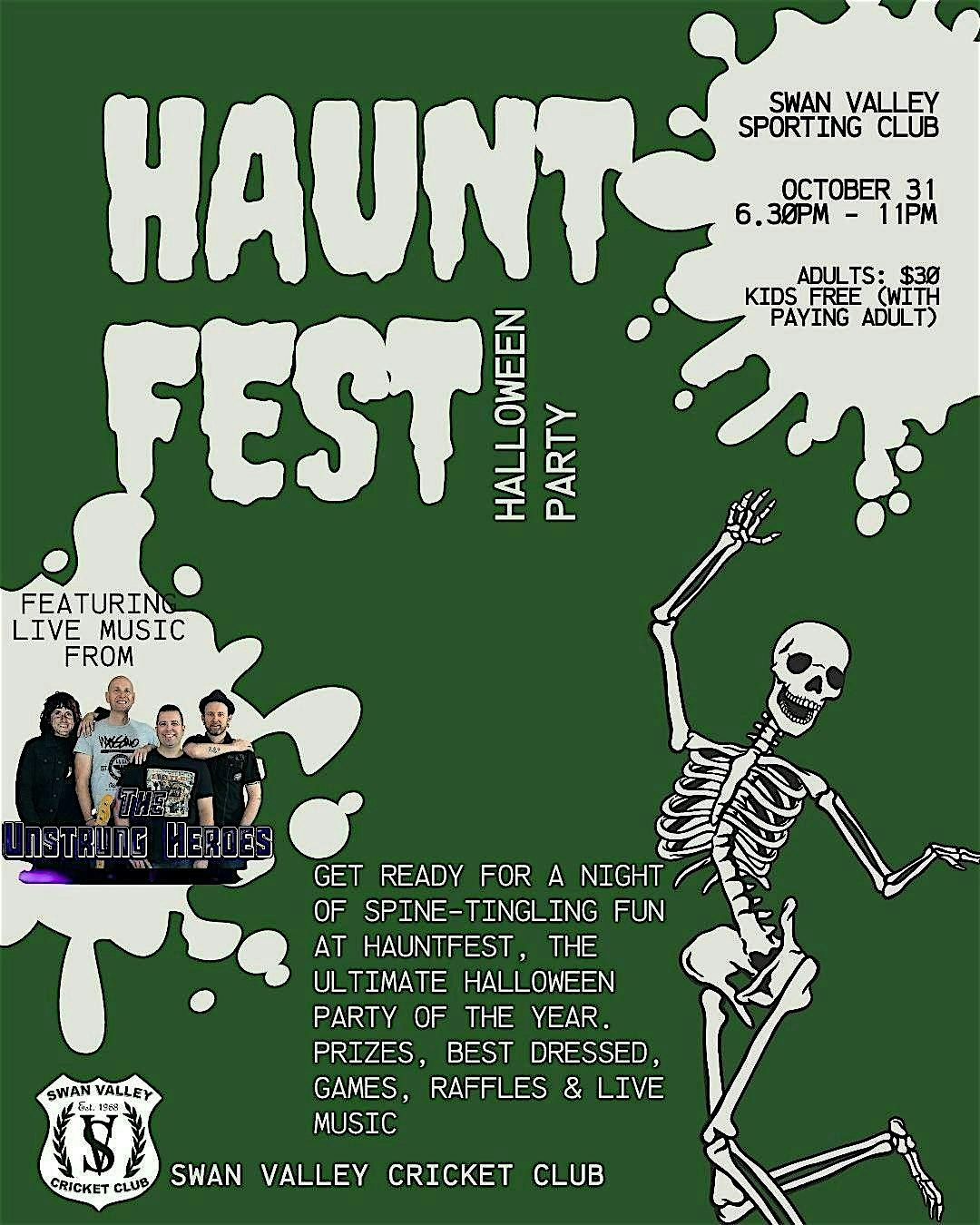 SWAN VALLEY CRICKET CLUB'S HAUNT FEST - HALLOWEEN PARTY