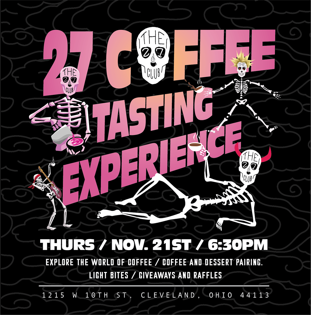 27 Club Coffee Tasting Experience