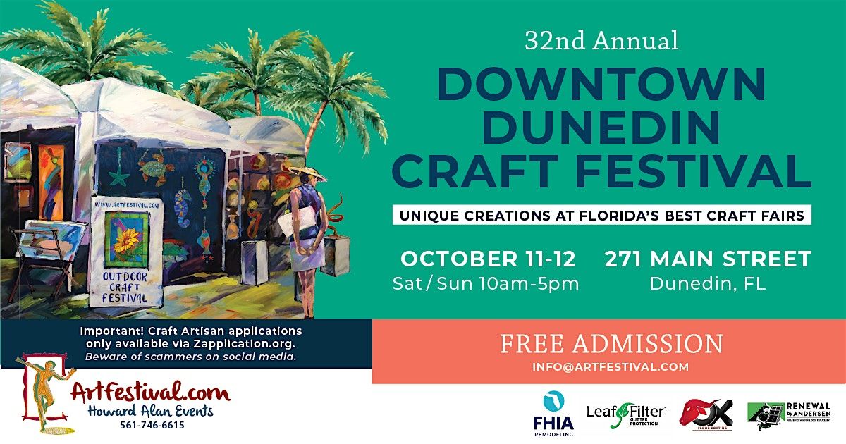 32nd Annual Downtown Dunedin Craft Festival