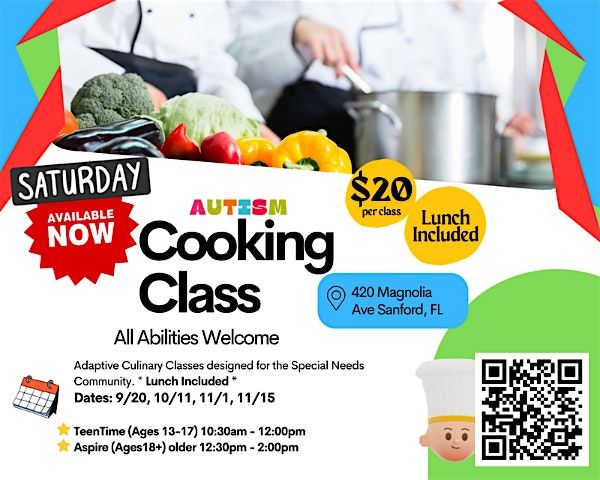 PALS ASPIRE: Adaptive Culinary Classes with Blossom with Autism