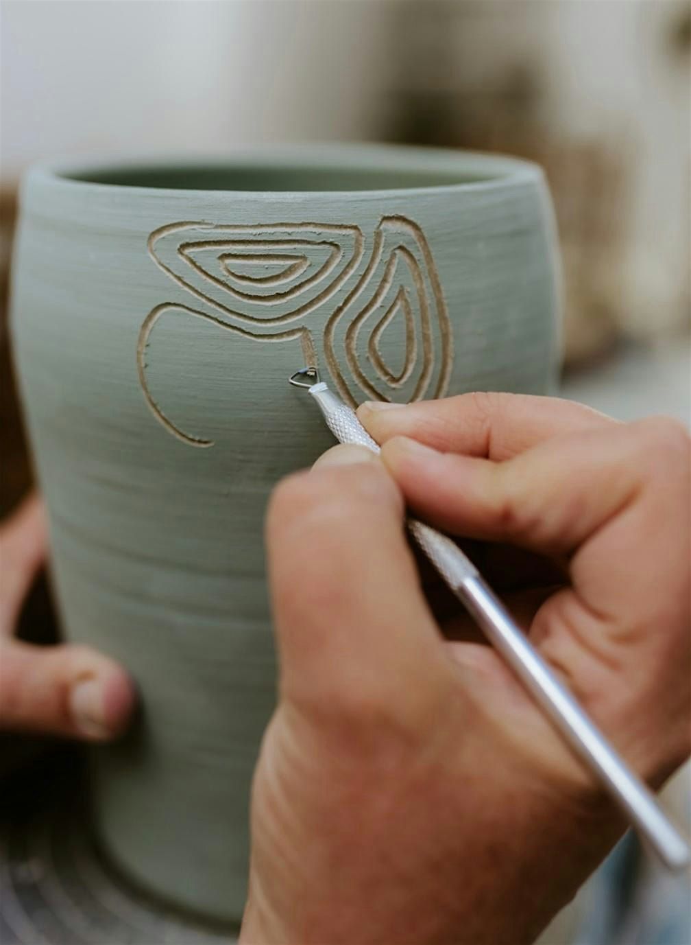 Trinket Dish Sgrafitto workshop