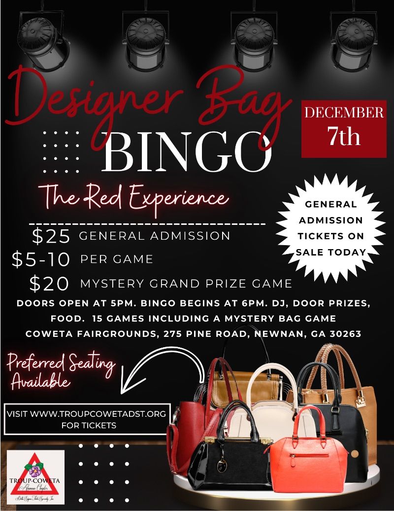 TCAC Designer Bag Bingo