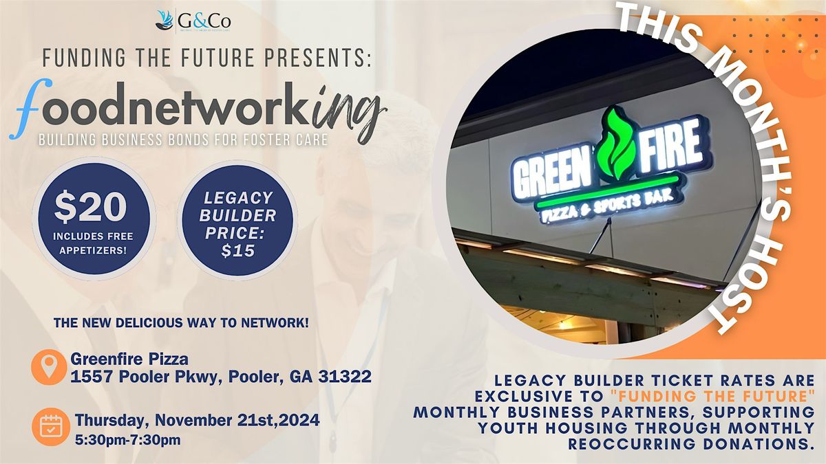 Monthly FoodNetworking: Green Fire Pizza!