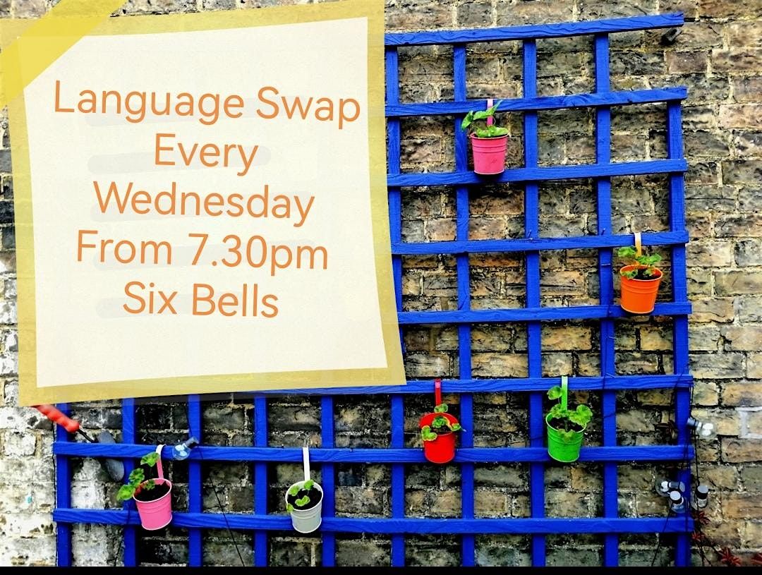 The Language Swap is your weekly social event in town.