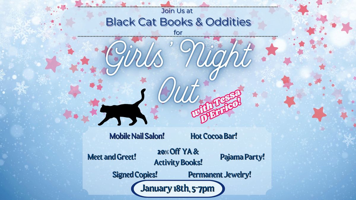 Girls' Night Out @ Black Cat Books & Oddities & Author Tessa D'Errico