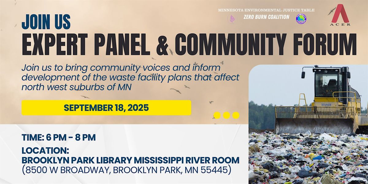 Expert Panel & Community Forum