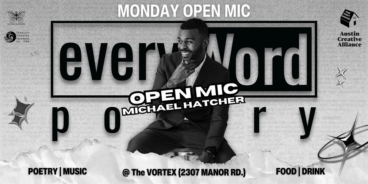 every.Word Poetry's Open Mic | Hosted by Michael Hatcher