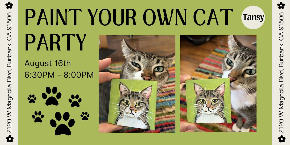 Paint Your Own Cat Party
