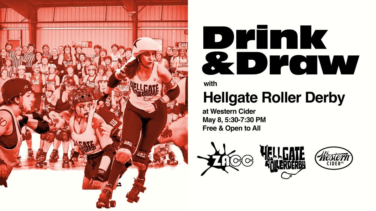 Drink & Draw with Hellgate Roller Derby