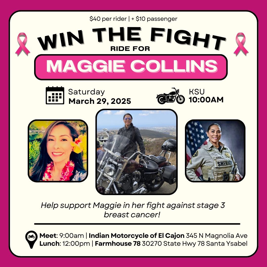 Win the Fight - Ride for Maggie Collins