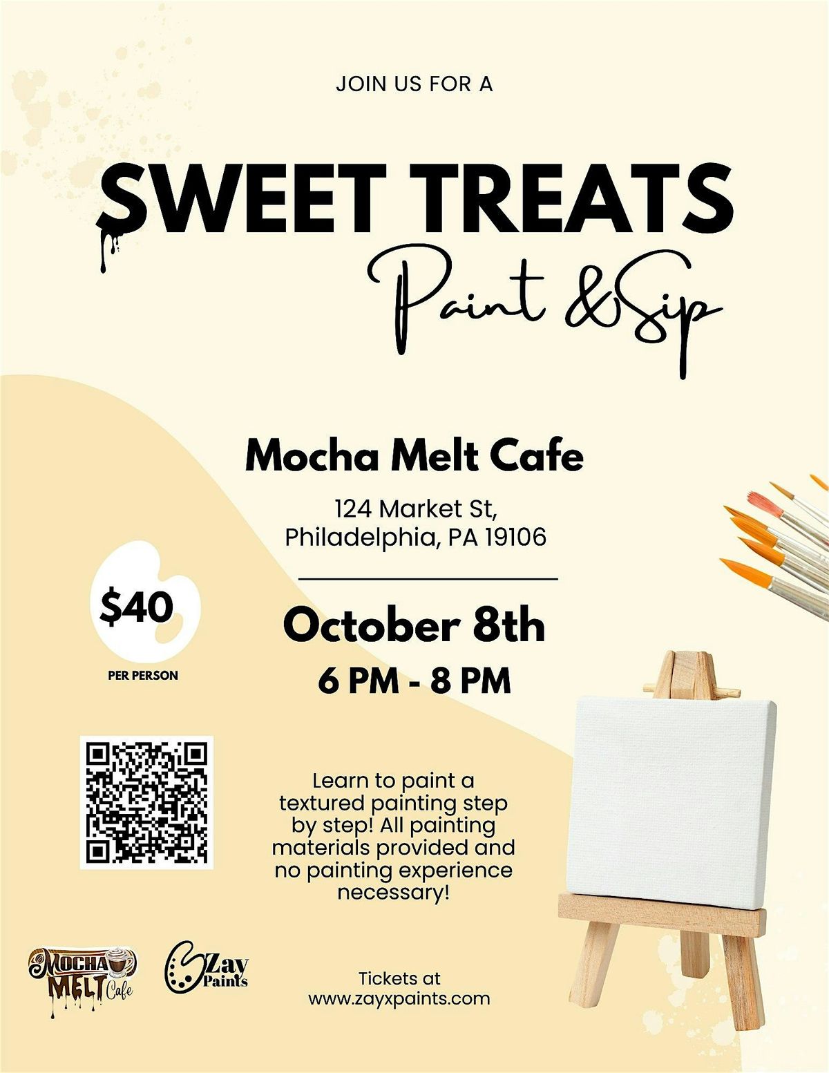 Sweet Treats Paint & Sip